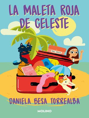 cover image of La maleta roja de Celeste